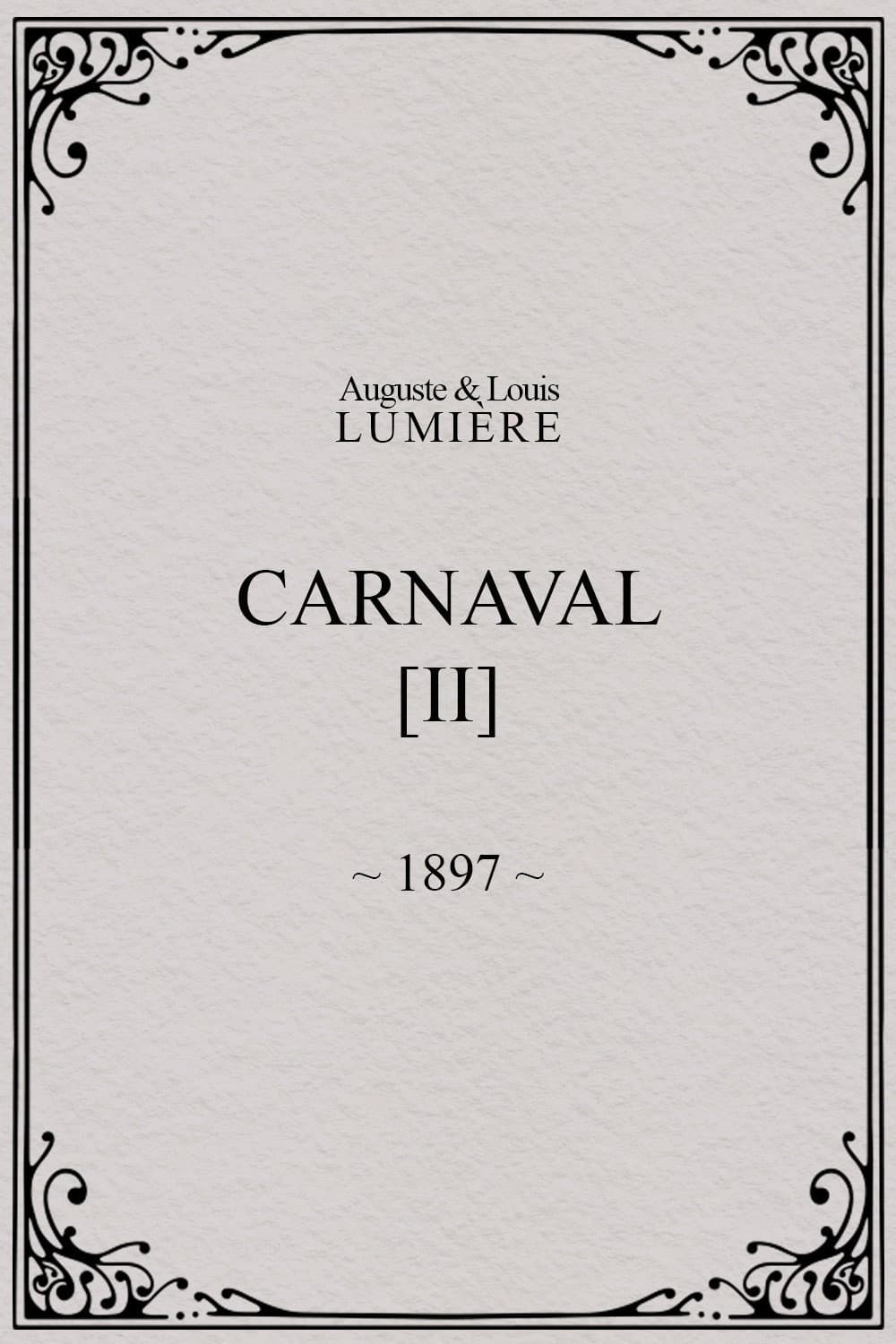 Carnaval, [II]